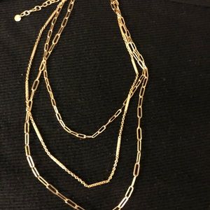 Brand new triple gold chain